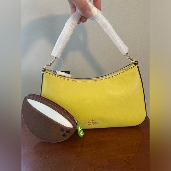 kate spade Put the Lime in My Coconut Purse & Coin Purse Set NWT - Picture 2 of 13